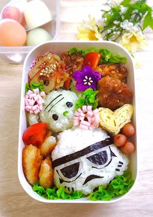 ストームトルーパーのキャラ弁-レシピのメイン写真