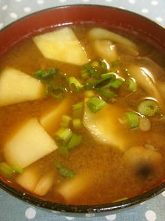 蕪と納豆のお味噌汁-レシピのメイン写真