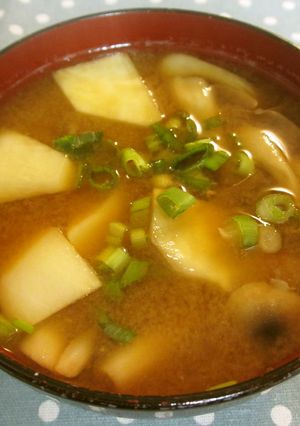 蕪と納豆のお味噌汁-レシピのメイン写真
