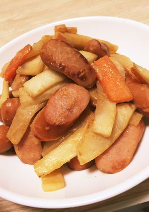 大根救済！！5分でパパッと味噌炒め-レシピのメイン写真