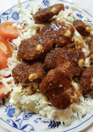 血管ダイエット食597（無油みそカツ）-レシピのメイン写真