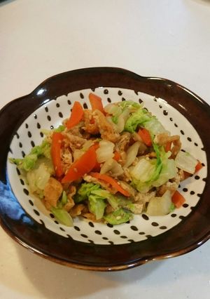 白菜のコンコン♪キツネ和え-レシピのメイン写真