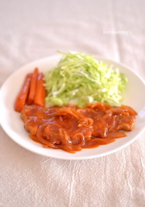 ポークケチャップ-レシピのメイン写真