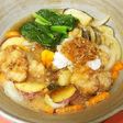 鶏唐揚げの煮込み鍋
