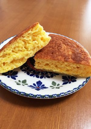 炊飯器使用、豆腐ホットケーキ♡離乳食にも-レシピのメイン写真