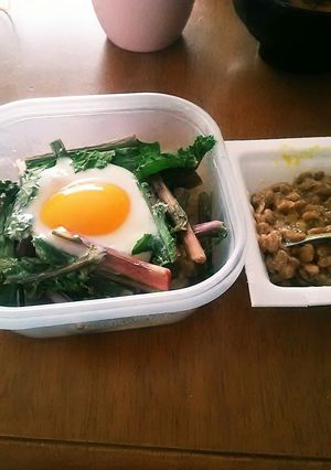 私の定番ランチ☆温玉納豆ご飯-レシピのメイン写真