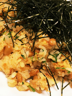 納豆チャーハン×大葉-レシピのメイン写真