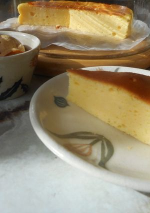 水切りヨーグルト+チョコの米粉スフレ-レシピのメイン写真