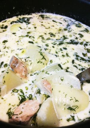 フィンランド風サーモンスープ-レシピのメイン写真