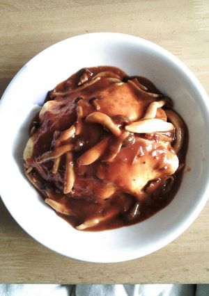 パスタ用ミートソースでオムライス-レシピのメイン写真