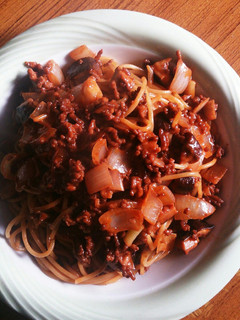 生クリーム入りミートソーススパゲティ-レシピのメイン写真