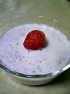 寒天いちごプリン-レシピのメイン写真