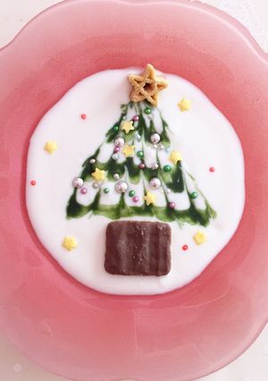 ブルガリアヨーグルト☆クリスマスツリー-レシピのメイン写真