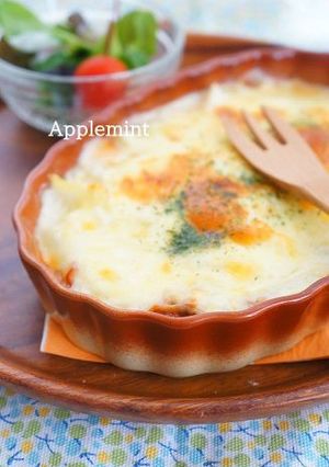 餃子の皮で簡単白菜とシーチキンのラザニア-レシピのメイン写真