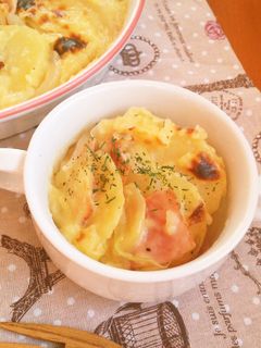 じゃがいもとベーコンの重ね焼き。-レシピのメイン写真