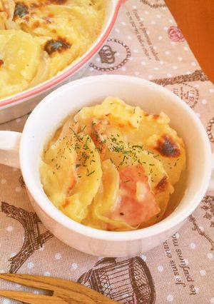 じゃがいもとベーコンの重ね焼き。-レシピのメイン写真