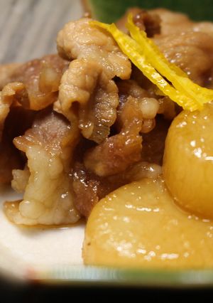 ご飯がススム！豚肉と大根の甘辛煮-レシピのメイン写真