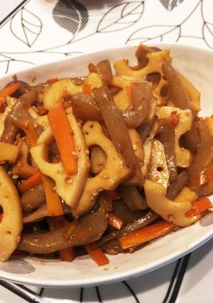 我が家のキンピラ-レシピのメイン写真