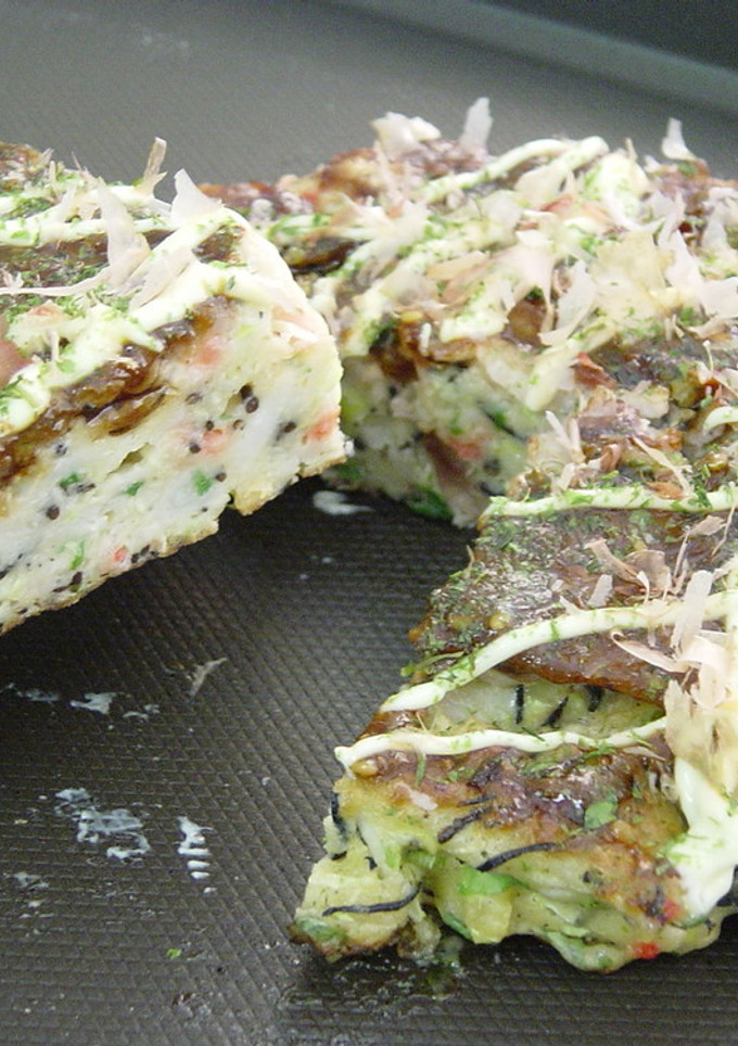ひじきと里いものお好み焼き-レシピのメイン写真