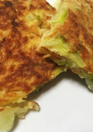 簡単♡サックリふわふわキャベツのお焼き-レシピのメイン写真