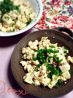 簡単時短の豆腐ごま油炒め-レシピのメイン写真