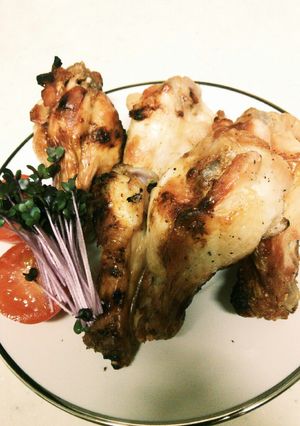 塩とレモンで！チキンあぶり焼き☆-レシピのメイン写真