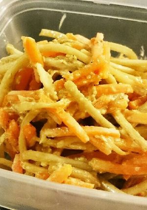 簡単♪5分?3分?2分できんぴらごぼう-レシピのメイン写真