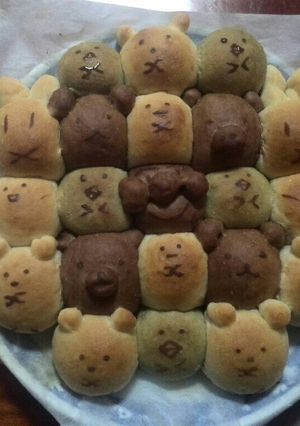 キャラクターちぎりパン-レシピのメイン写真