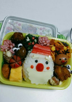 サンタさん♡キャラ弁-レシピのメイン写真