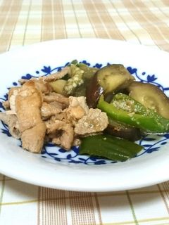 なす ピーマン豚肉 味噌炒め煮-レシピのメイン写真