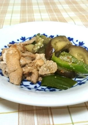 なす ピーマン豚肉 味噌炒め煮-レシピのメイン写真