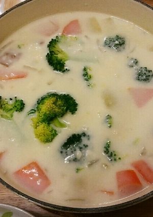 クリームチーズが決め手のホワイトシチュー-レシピのメイン写真