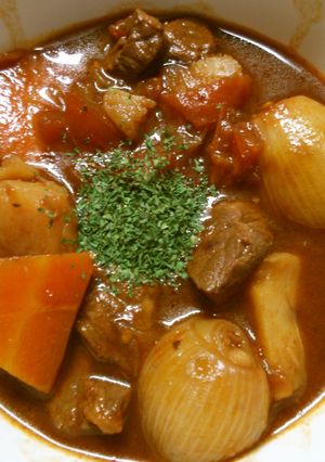 クリスマスにも！トマト入りビーフシチュー-レシピのメイン写真