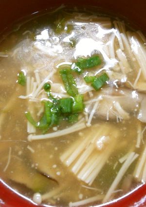 ホタテ缶ときのこで！ とろみ中華スープ♪-レシピのメイン写真