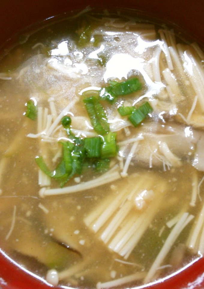 ホタテ缶ときのこで！ とろみ中華スープ♪-レシピのメイン写真