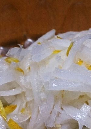 すぐできる♪大根と柚子のなます。゜*-レシピのメイン写真