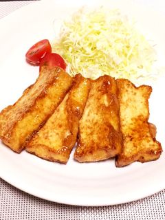 とんてき味の厚揚げ!メインのおかずにも♪-レシピのメイン写真
