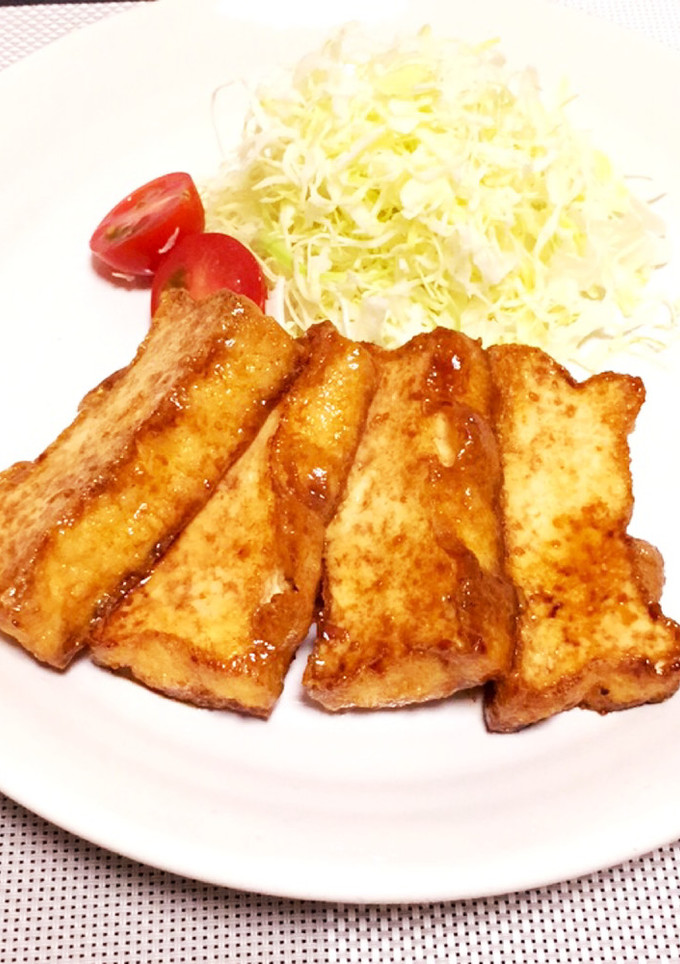 とんてき味の厚揚げ！メインのおかずにも♪-レシピのメイン写真
