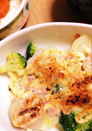 ほたてポテトブロッコリーのマヨ焼き-レシピのメイン写真