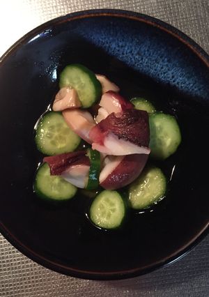 とーっても簡単！キュウリとタコの酢の物。-レシピのメイン写真