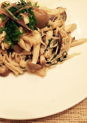 いろいろキノコの味噌ピリ炒め-レシピのメイン写真