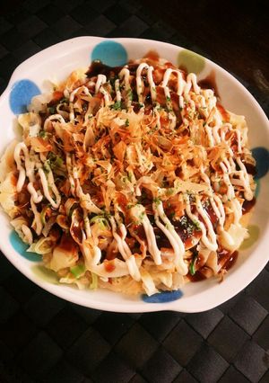 レンジで簡単☆おいしい時短お好み焼き♪-レシピのメイン写真