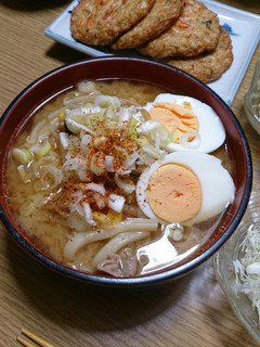 お野菜たっぷり(*^^*)もろみうどん♪-レシピのメイン写真
