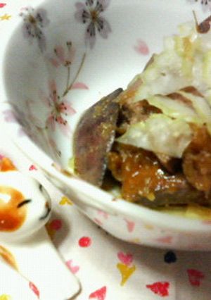 鉄分補給☆レバーとセロリのニンニク醤油煮-レシピのメイン写真