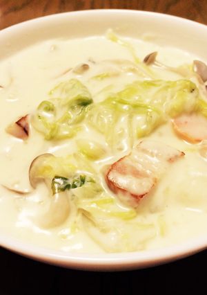 簡単で濃厚☆食べる白菜のクリーム煮-レシピのメイン写真
