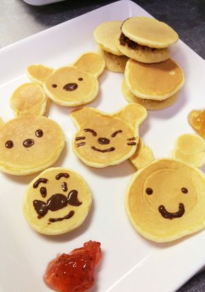 動物ホットケーキ-レシピのメイン写真