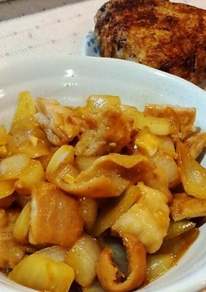 美味しい～♪　玉ねぎのホルモン焼き-レシピのメイン写真