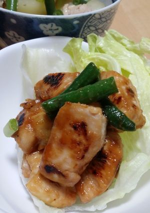 鶏むね肉の甘味噌焼き-レシピのメイン写真