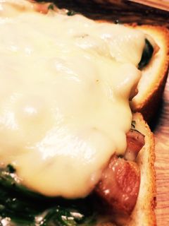 きのこととほうれん草のチーズトースト-レシピのメイン写真