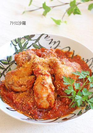 フライパンde即席✿チキンのトマト煮込み-レシピのメイン写真